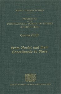 immagine della copertina del libro From Nuclei and their Constituents to Stars